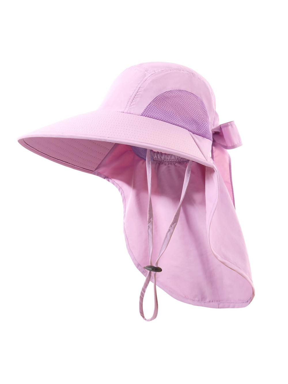 Womens Sun Hat UV Protection, Foldable Waterproof Wide Brim | Purple | Size OS